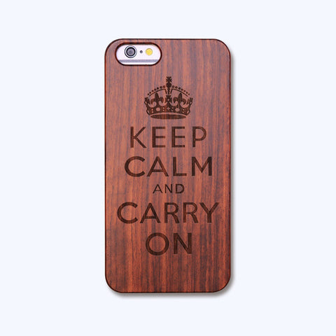 Wooden Skull Case