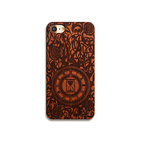 Wooden Skull Case
