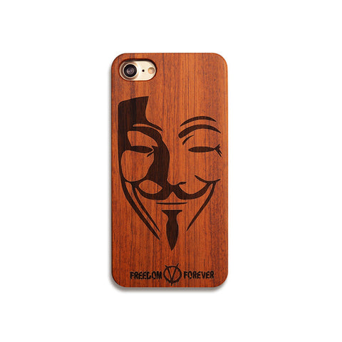 Wooden Skull Case