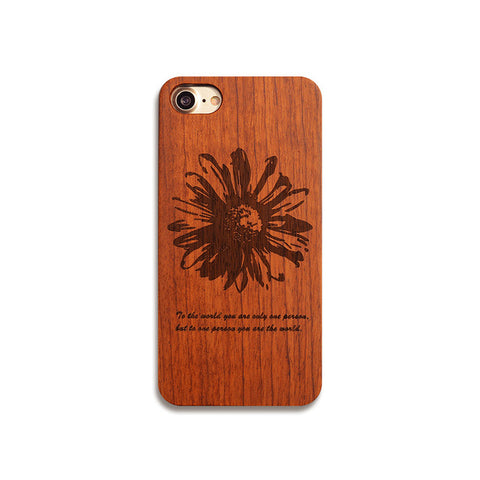 Wooden Skull Case