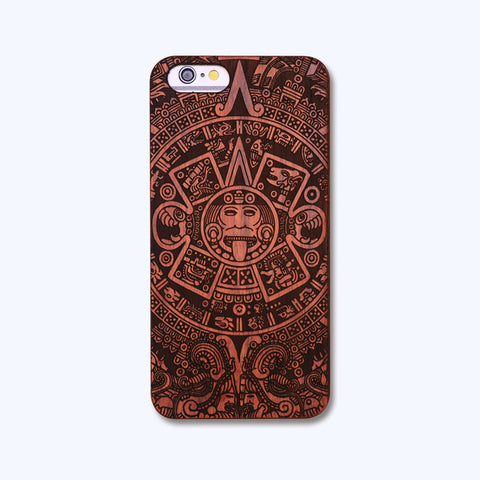 Wooden Skull Case