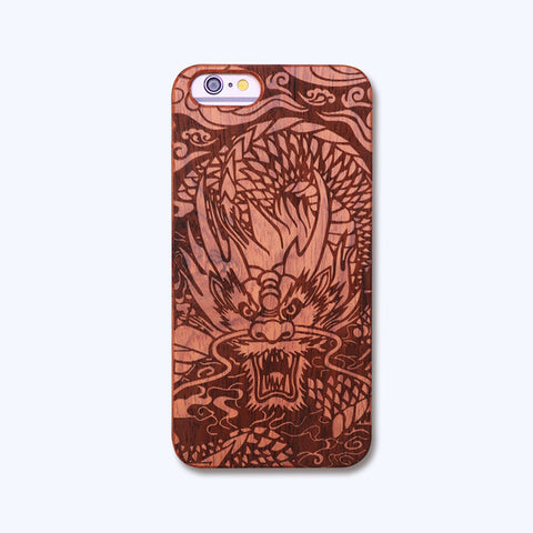 Wooden Skull Case