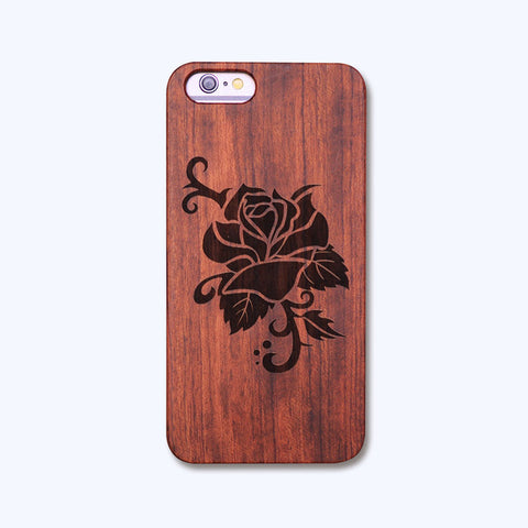 Wooden Skull Case
