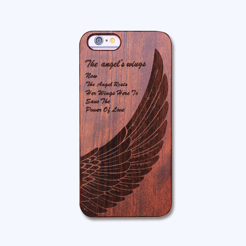 Wooden Skull Case