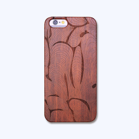 Wooden Skull Case