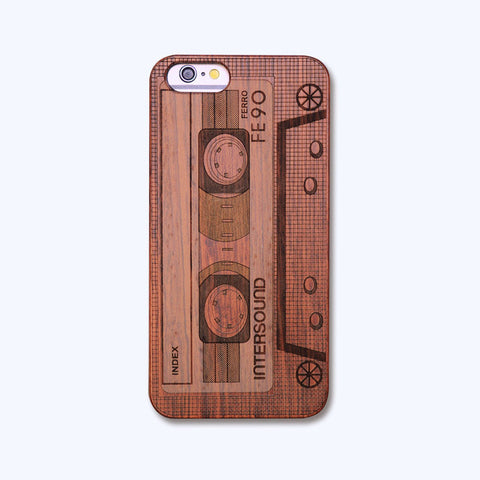 Wooden Skull Case