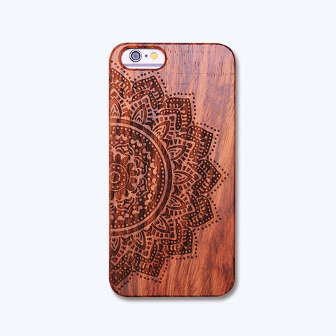 Wooden Skull Case