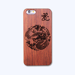 Wooden Skull Case