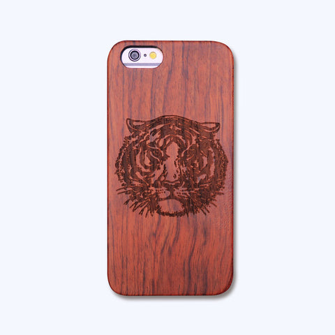 Wooden Skull Case