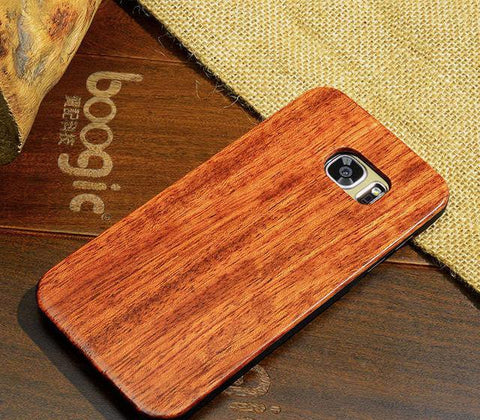 Artistic Bamboo Wood Cover Case