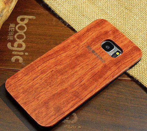 Artistic Bamboo Wood Cover Case