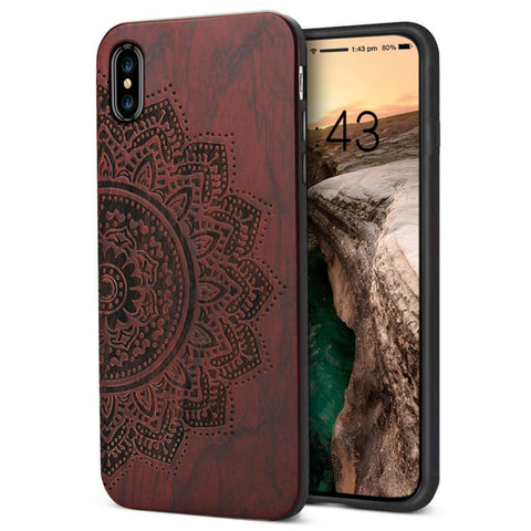 Natural Wood Engraving Case