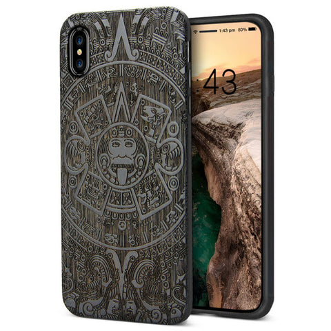 Natural Wood Engraving Case