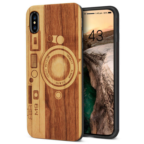 Natural Wood Engraving Case
