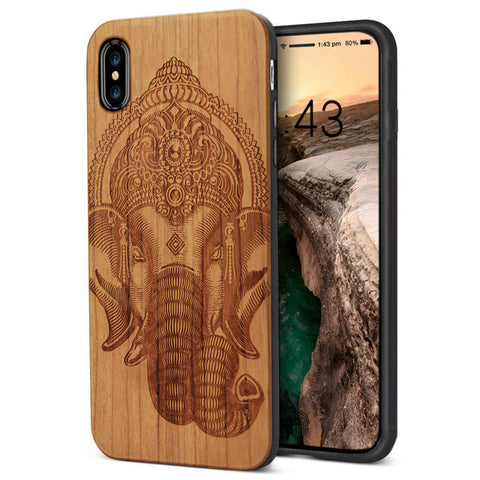 Natural Wood Engraving Case