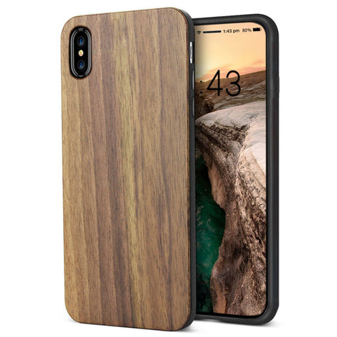 Natural Wood Engraving Case