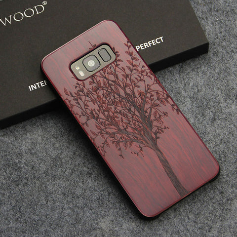 Wood Carving Flower Case
