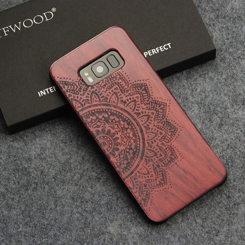 Wood Carving Flower Case