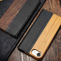 Natural Wood Bamboo Case