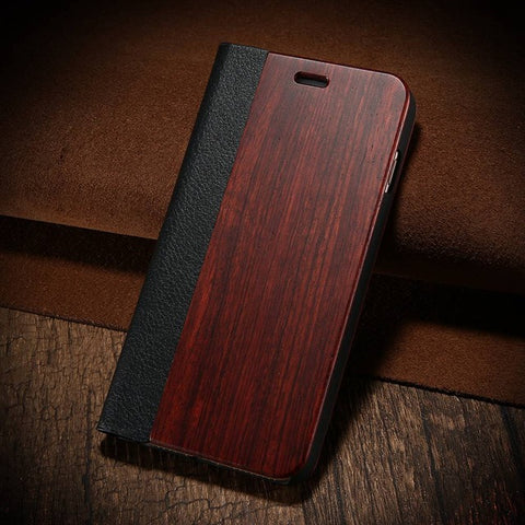 Natural Wood Bamboo Case