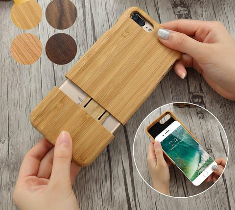 Natural Bamboo Wood Case